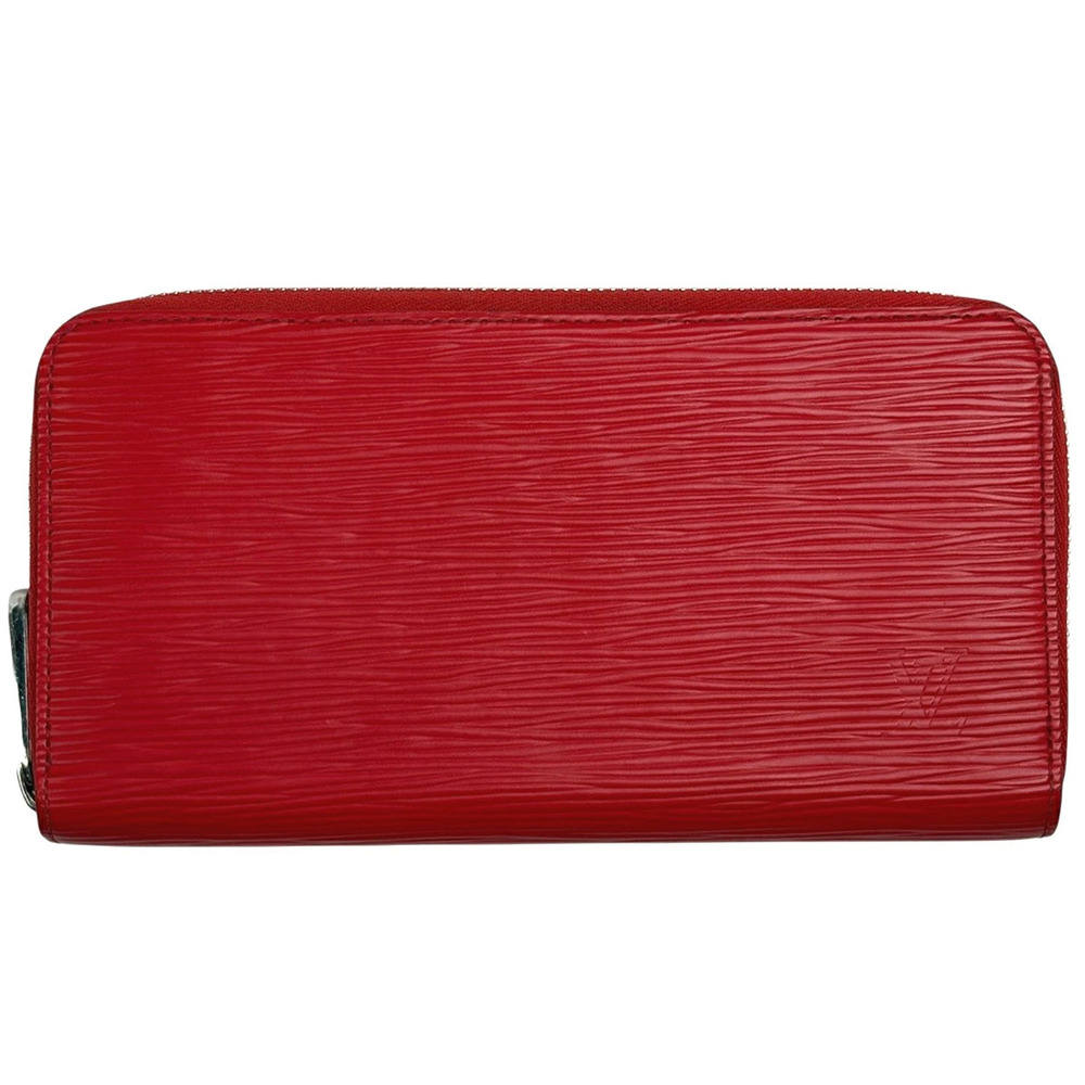 Louis Vuitton Zippy Wallet Round Zipper Long Epi Leather Coquelicot Red